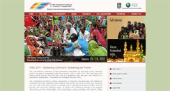 Desktop Screenshot of iasc2011.fes.org.in